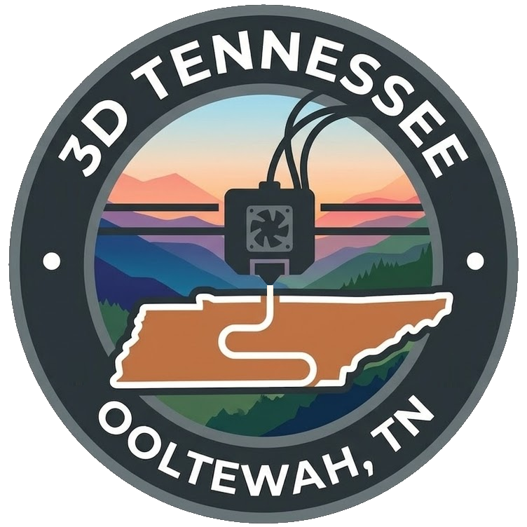 3D Tennessee Logo – Family 3D Printing in Ooltewah, TN